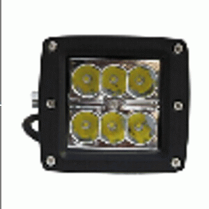 18W LED Work Light With 10 To 32V Input Voltages
